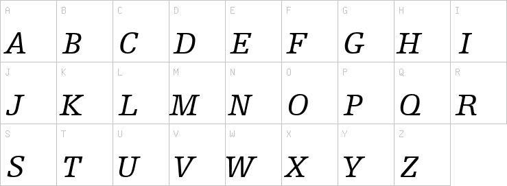 Uppercase characters