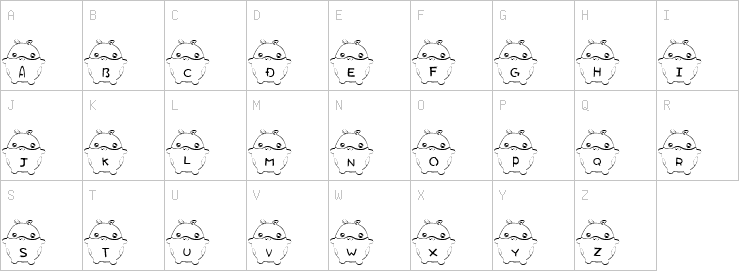 Uppercase characters