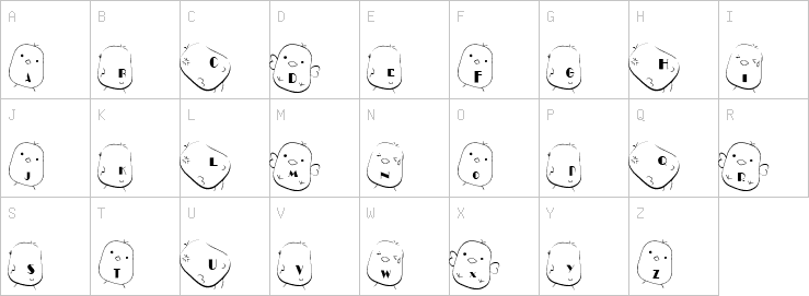 Uppercase characters