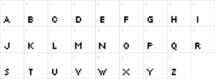 Uppercase characters