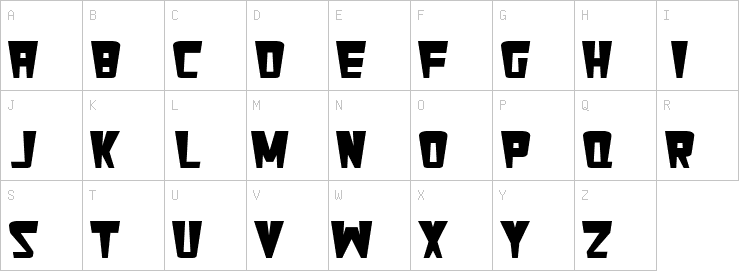 Uppercase characters