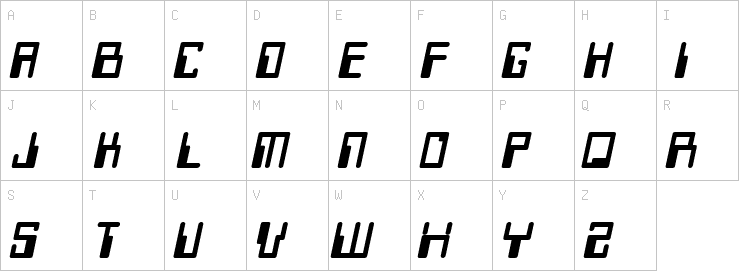 Uppercase characters