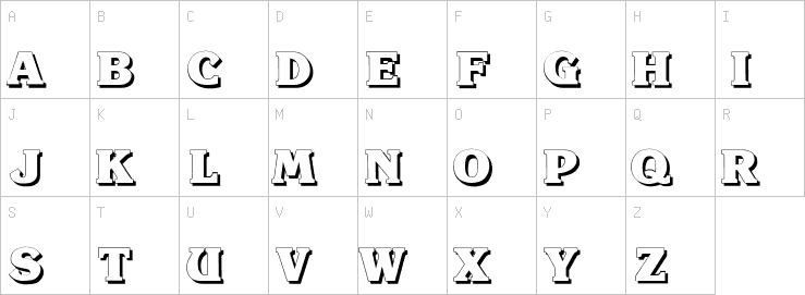 Uppercase characters