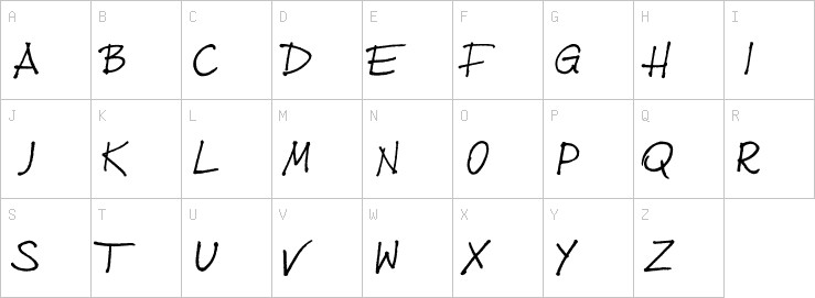 Uppercase characters