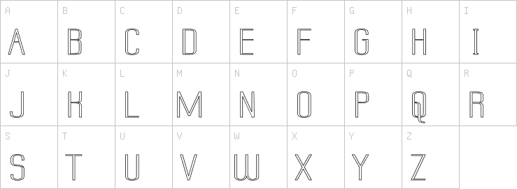 Uppercase characters