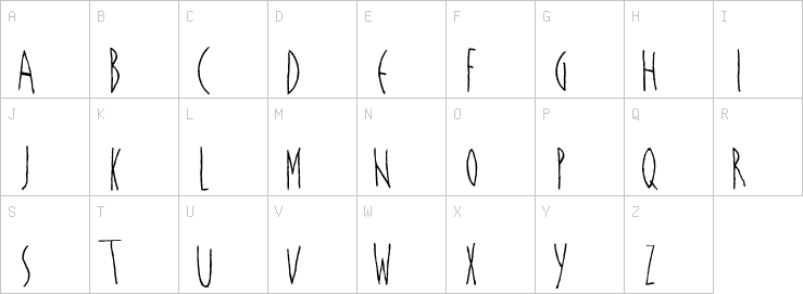 Uppercase characters