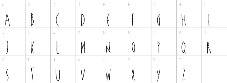 Uppercase characters