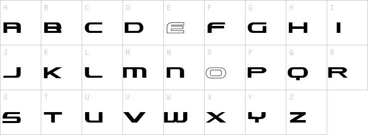 Uppercase characters