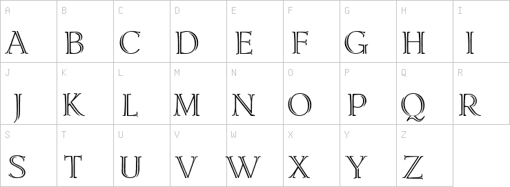 Uppercase characters