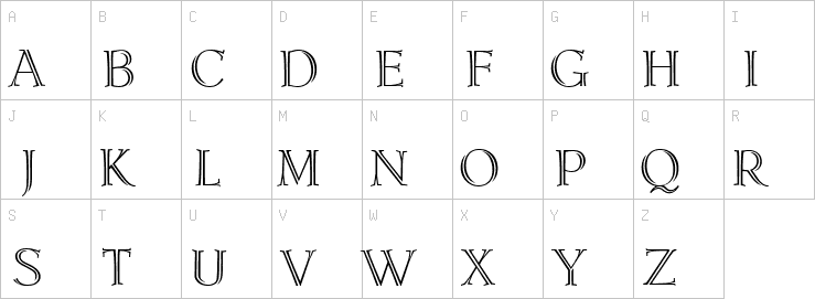 Uppercase characters