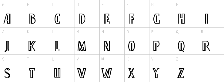 Uppercase characters