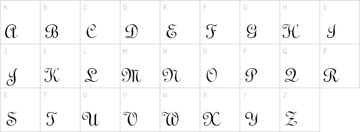 Uppercase characters