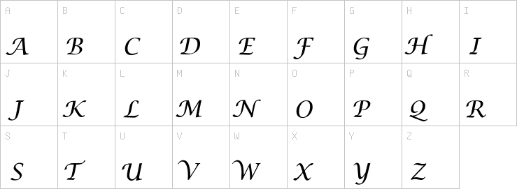 Uppercase characters