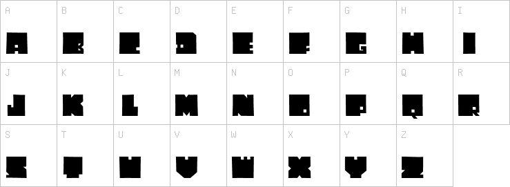 Uppercase characters