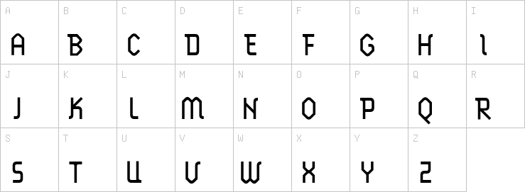 Uppercase characters