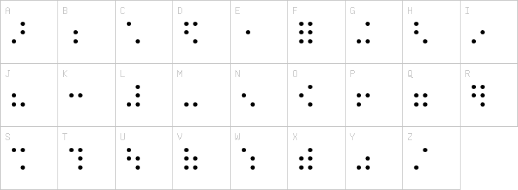 Uppercase characters