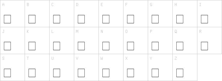 Uppercase characters