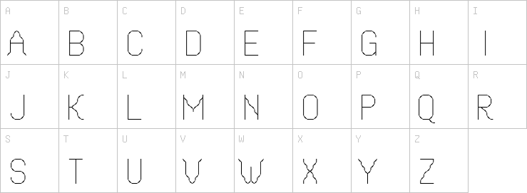 Uppercase characters