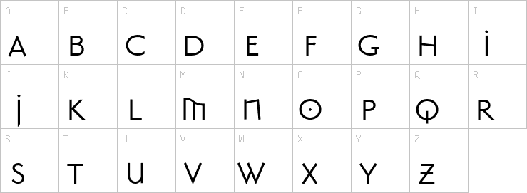 Uppercase characters