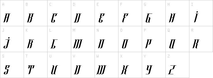 Uppercase characters