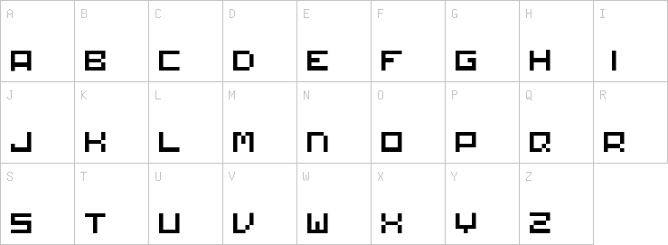 Uppercase characters