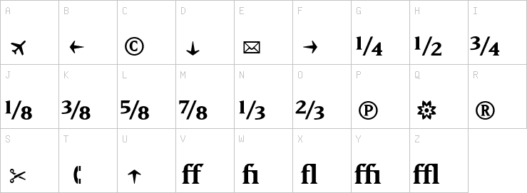 Uppercase characters