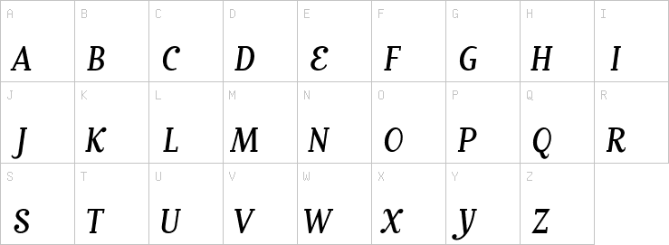 Uppercase characters