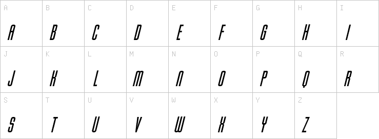 Uppercase characters