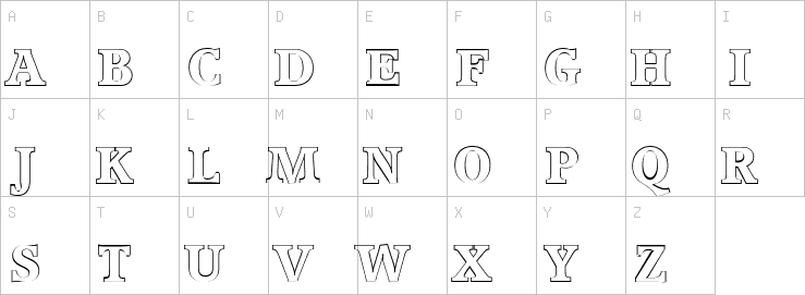 Uppercase characters