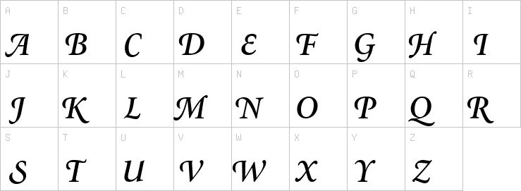 Uppercase characters