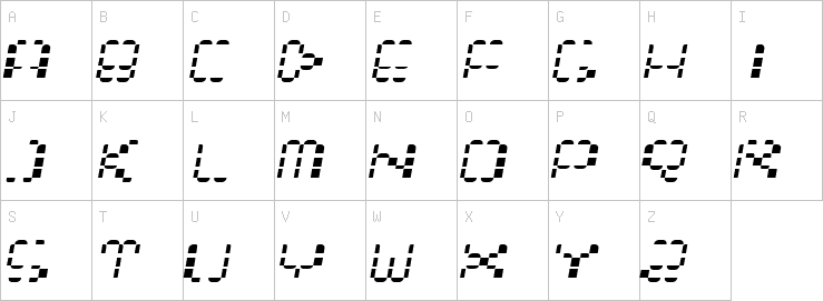 Uppercase characters