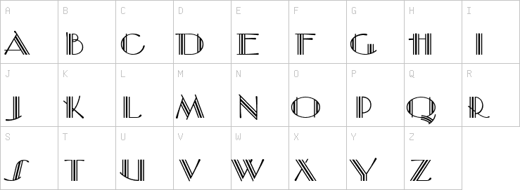 Uppercase characters