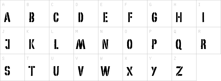 Uppercase characters