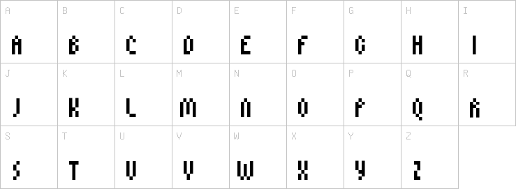 Uppercase characters