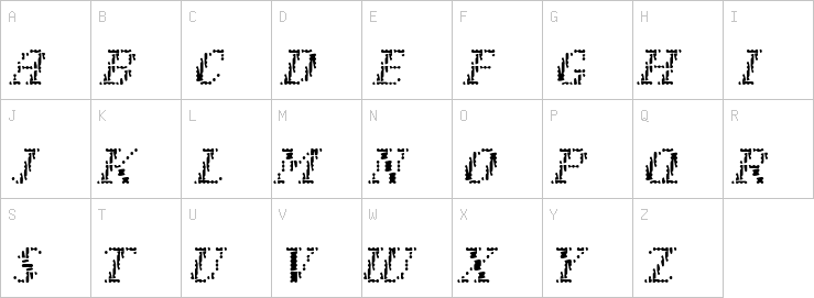 Uppercase characters