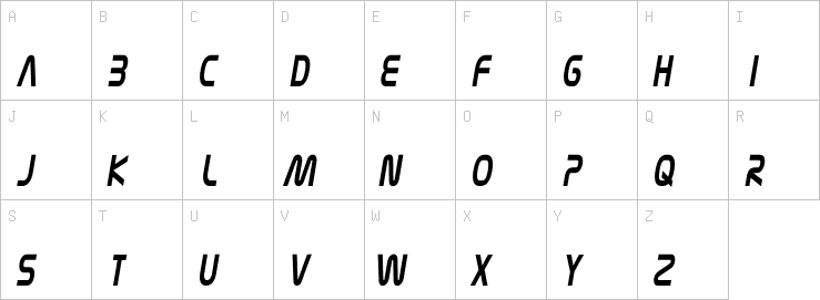 Uppercase characters