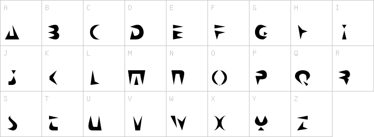 Uppercase characters