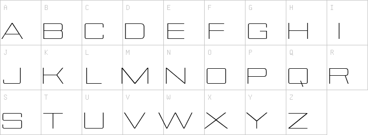 Uppercase characters