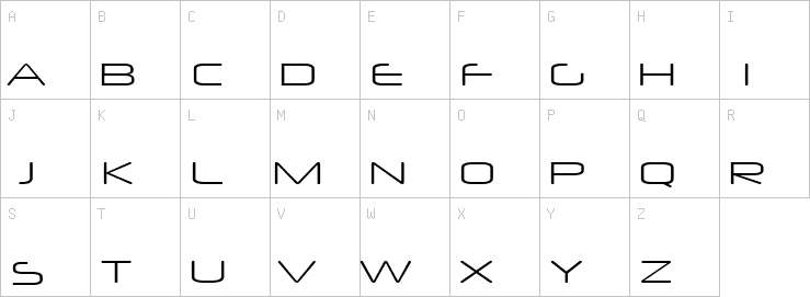 Uppercase characters