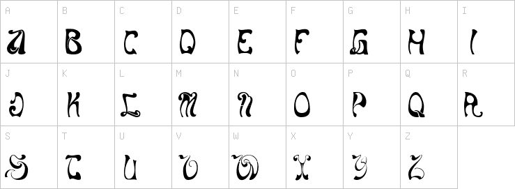 Uppercase characters