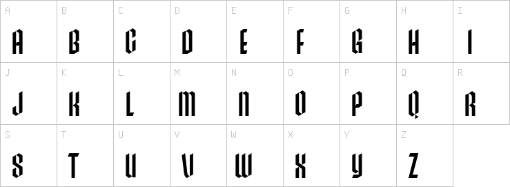 Uppercase characters