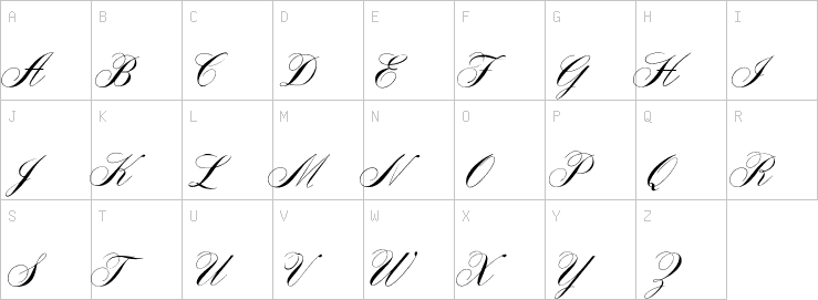 Uppercase characters