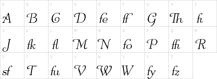 Uppercase characters