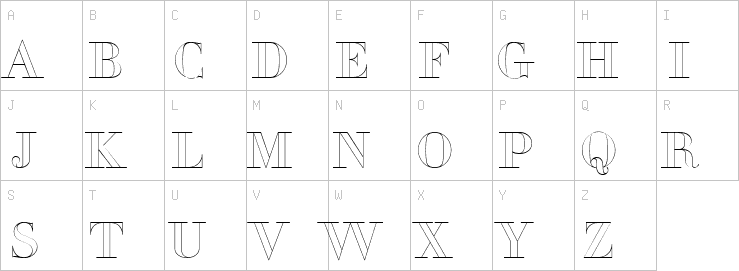 Uppercase characters