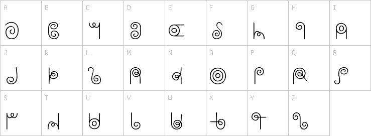 Uppercase characters