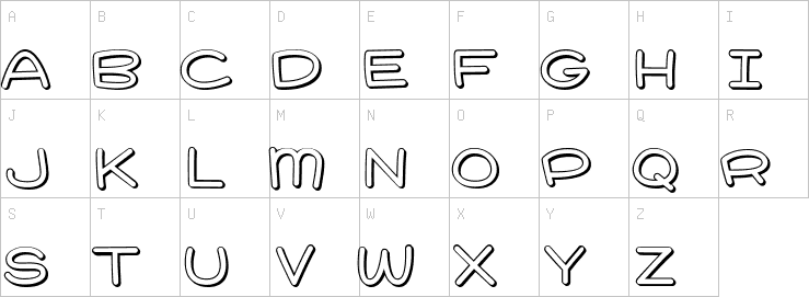 Uppercase characters