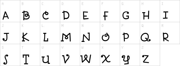 Uppercase characters