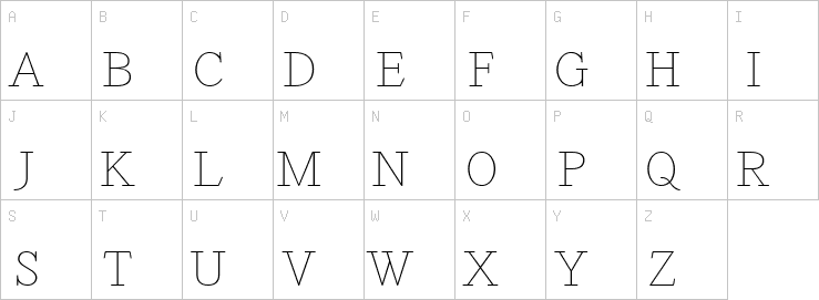 Uppercase characters