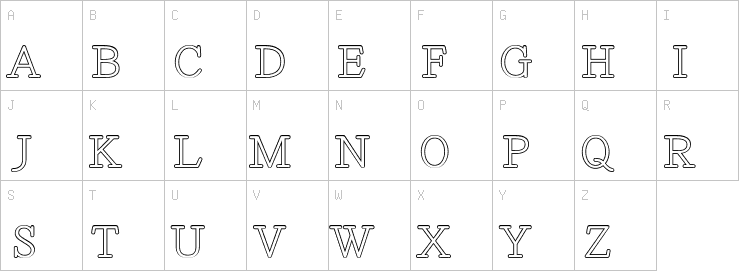 Uppercase characters