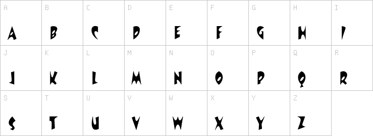 Uppercase characters